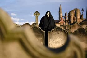 Scots meet the Grim Reaper three years earlier than people in England, according to new figures (Picture: Oli Scarff/AFP via Getty Images)
