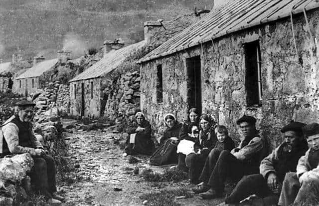 Islanders asked to be evacuated as their population dived and living conditions became too tough to endure
Pic: National Museum of Scotland