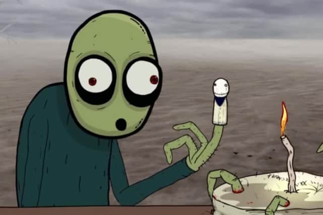 Salad Fingers was first created in 2004 and has garnered a cult following ever since. Cr: David Firth