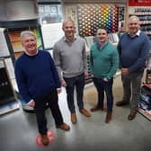 Ogilvie Rolland, Simon Brewer, Michael Rolland and Karl Jones. Picture: Stewart Attwood