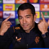 Rangers manager Giovanni van Bronckhorst is without a number of key defenders for Sunday's trip to Motherwell.