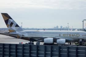 An Etihad Airways advert was among three ads from airlines banned by the Advertising Standards Authority for claiming green credentials.