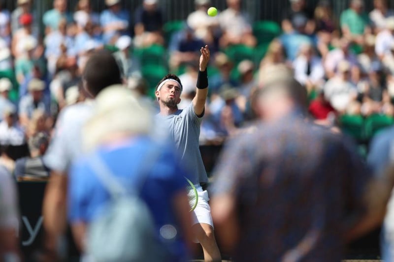 Men's Doubles: The Paisley 22-year-old is the son of Rangers youth coach Malky Thomson. He partners fellow Brit, Toby Samuel, two years his junior, after the pair received a wildcard entry to Wimbledon following a semi-final appearance at the recent Nottingham Open.