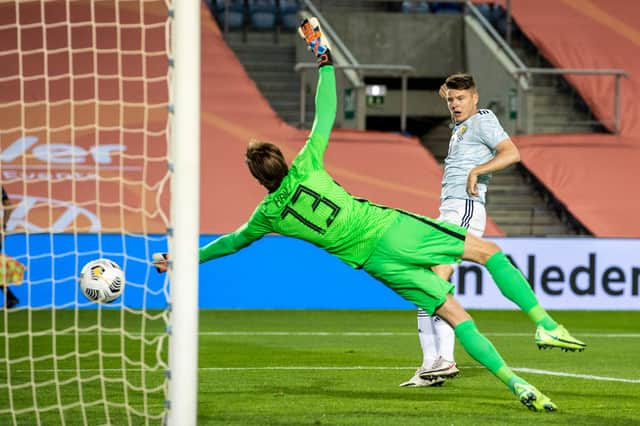 Nisbet will be keen to add to his Scotland tally - his sole strike to date this goal against the Netherlands during a June 2021 friendly