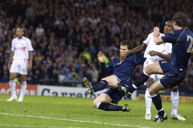 Scotland's last big scalp at Hampden park was over France in 2006 when Gary Caldwell scored the winner. Picture: SNS