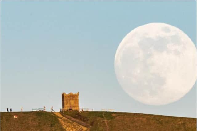 The supermoon can be seen on Thursday across the UK