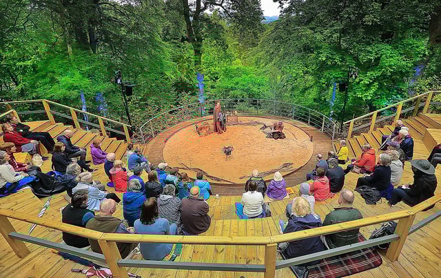 Two metre social distancing must be enforced at all performing arts events in Scotland, including Pitlochry Festival Theatre's new outdoor venue.