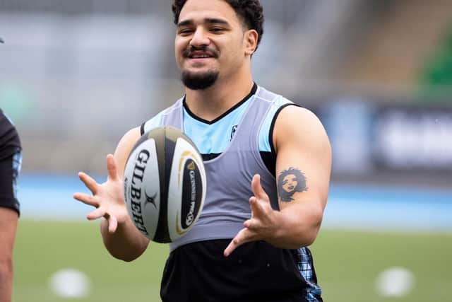 Scottish-qualified centre Sione Tuipulotu has already impressed for Glasgow Warriors in pre-season. Picture: Alan Harvey/SNS