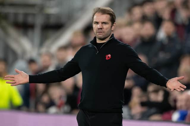 Hearts manager Robbie Neilson was left bemused by some VAR activity during the match against Livingston.