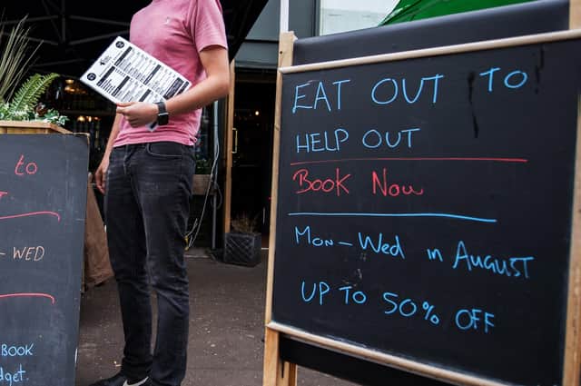 Among the key findings, during the summer Eat Out To Help Out scheme, 48.1 per cent of UK restaurant visits were on Monday, Tuesday or Wednesday. Picture: John Devlin