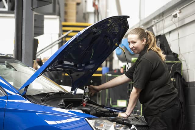 Halfords said it was launching a recruitment drive to fill 1,000 new automotive technician roles over the next year to boost its burgeoning car servicing offer. Picture: Will Ireland / Halfords