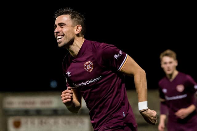 Olly Lee wants more goals for Hearts.