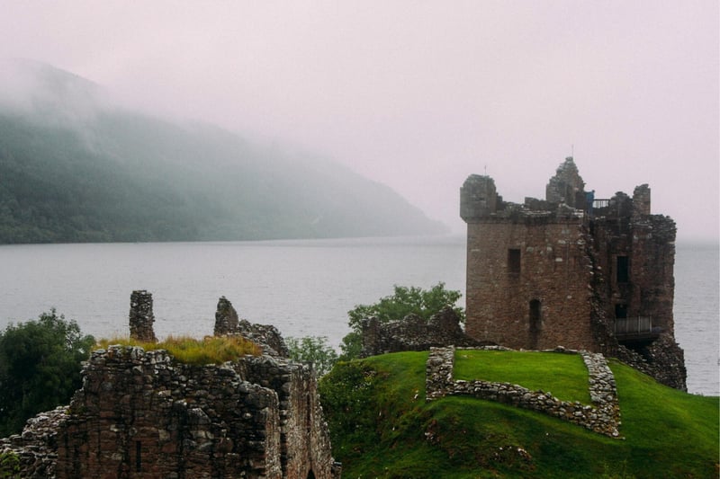 Urquhart Castle now sits as a ruin on the banks of Loch Ness in the Scottish Highlands. It is known for being one of the great settlements taken by the English when King Edward I invaded in 1296.