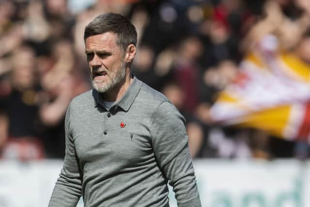 Motherwell boss Graham Alexander. (Photo by Craig Foy / SNS Group)