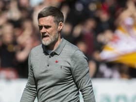 Motherwell boss Graham Alexander. (Photo by Craig Foy / SNS Group)