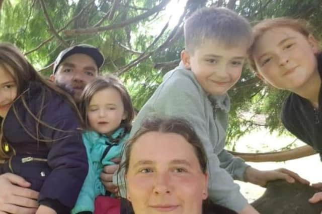 Jim Wilkie suddenly died just days before Christmas and has left behind his partner Helen and their four children picture: supplied