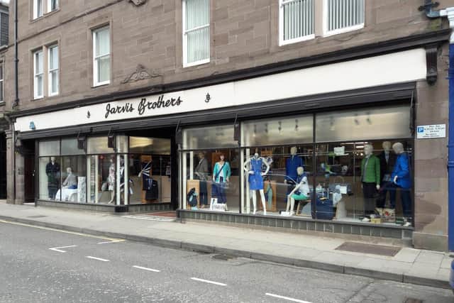 The Jarvis Brothers department store in Forfar become a limited company in the same year the Queen ascended to the throne. Picture: contributed.