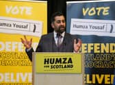 SNP leadership candidate Humza Yousaf delivers a speech on his vision for an independent Scotland, setting out the urgency of securing independence to deliver a socially just, fair, and prosperous future, at the Assembly Hall in Arbroath, Angus, located near to where the Declaration of Arbroath is believed to have been written in 1320.
