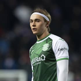 Elias Melkersen will return to Hibs this summer after an unfruitful loan spell at Sparta Rotterdam.  (Photo by Craig Foy / SNS Group)
