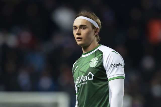 Elias Melkersen will return to Hibs this summer after an unfruitful loan spell at Sparta Rotterdam. (Photo by Craig Foy / SNS Group)