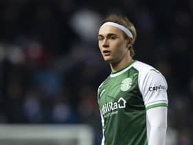 Elias Melkersen will return to Hibs this summer after an unfruitful loan spell at Sparta Rotterdam.  (Photo by Craig Foy / SNS Group)