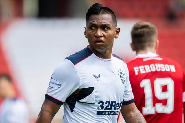 Alfredo Morelos starts for Rangers against St Mirren. Picture: SNS