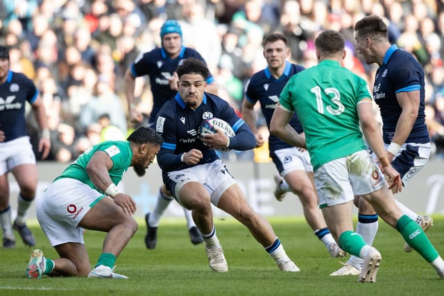 Set up Huw Jones for his try and looked a real attacking threat in the first half. Saw less of the ball after the break. 6