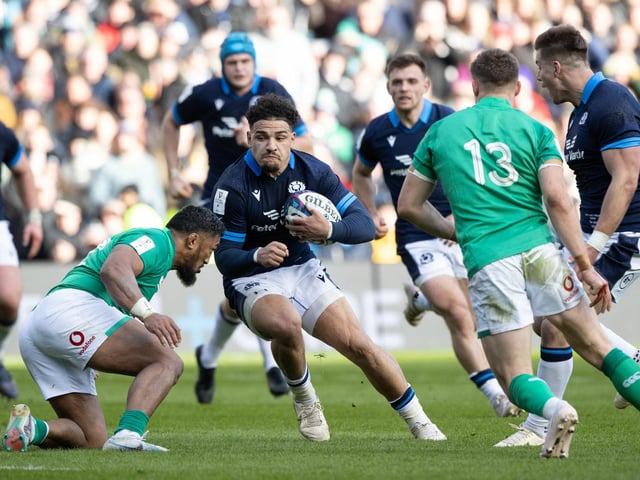 Set up Huw Jones for his try and looked a real attacking threat in the first half. Saw less of the ball after the break. 6