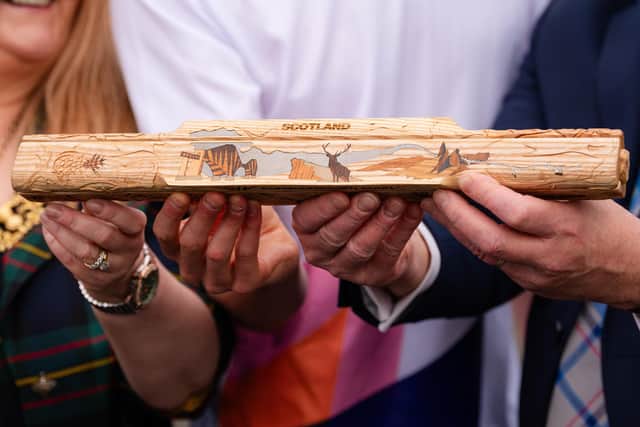 The detail on the Baton