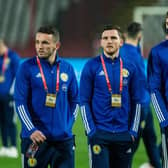 Scotland's John McGinn, Andy Robertson and Declan Gallagher have all spent time outwith the top-flight before progressing to international careers (Photo by Nikola Krstic / SNS Group)