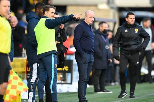 Livingston manager David Martindale looks on during his team's 3-1 defeat at home to Rangers. (Photo by Rob Casey / SNS Group)