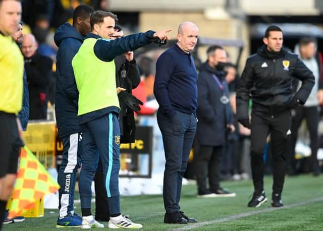 Livingston manager David Martindale looks on during his team's 3-1 defeat at home to Rangers. (Photo by Rob Casey / SNS Group)