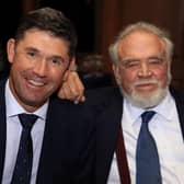 European captain Padraig Harrington is pictured with Herb Kohler during the Ryder Cup Year to Go Media Event at Whistling Straits in 2019. Picture: Andrew Redington/Getty Images.