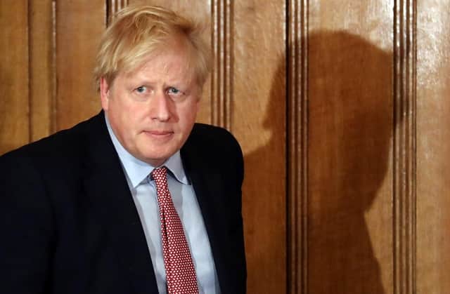 Prime Minister Boris Johnson announced new advice on combating coronavirus