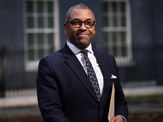 New Foreign Secretary James Cleverly