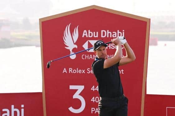 Henrik Stenson, who opened with a promising four-under-par 68, is among the LIV Golf players competing on the DP World this this week in the Abu Dhabi HSBC Championship at Yas Links. Picture: Ross Kinnaird/Getty Images.