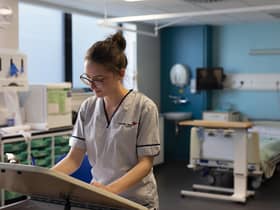 Learning Disability Nursing with student Jodie Tocher in the ward area of the Clinical Skills Suite.