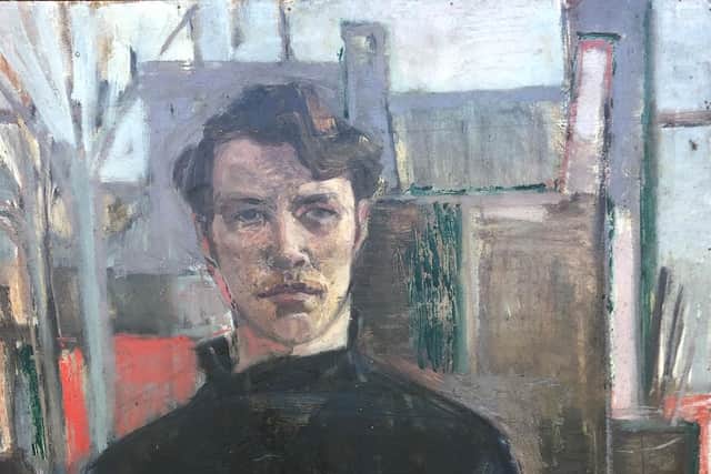 Self-portrait of the artist Dennis Buchan