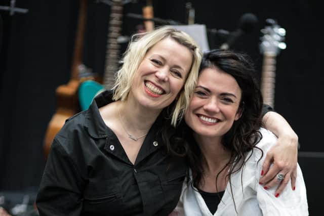 Director Cora Bissett and writer-performer Charlene Boyd have created the Fringe show June Carter Cash: The Woman, Her Music and Me. Picture: Jess Hardwick