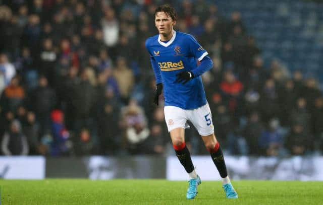 Rangers midfielder Alex Lowry produced another impressive display for the Scottish champions as he made his Premiership debut for the club in the 1-0 win over Livingston at Ibrox. (Photo by Alan Harvey / SNS Group)