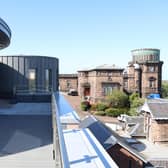 Part of the Science and Technology Facilities Council, the Higgs Centre is co-located with the UK Astronomy Technology Centre (UK ATC) and the University of Edinburgh’s Institute for Astronomy (IfA) at the Royal Observatory, Blackford Hill, Edinburgh. Picture by Jason Cowan