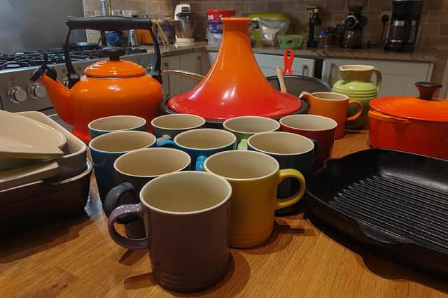 Our collection of Le Creuset has expanded since a casserole dish as a wedding present. Picture: Will Slater