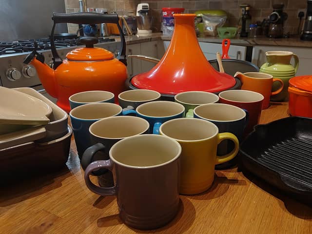Our collection of Le Creuset has expanded since a casserole dish as a wedding present. Picture: Will Slater