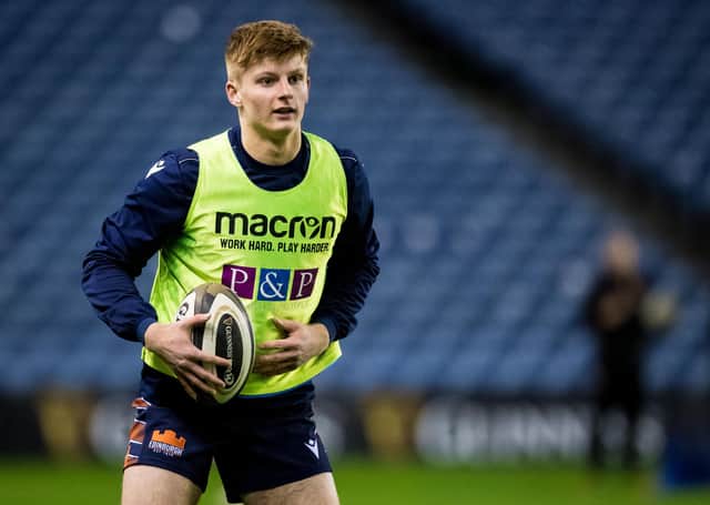 Harry Paterson has been picked to make his Edinburgh debut at full-back against Ulster. Picture: Ross Parker/SNS