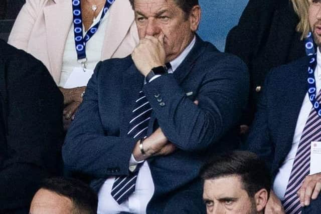Carver took in the Rangers v Celtic match at the weekend.