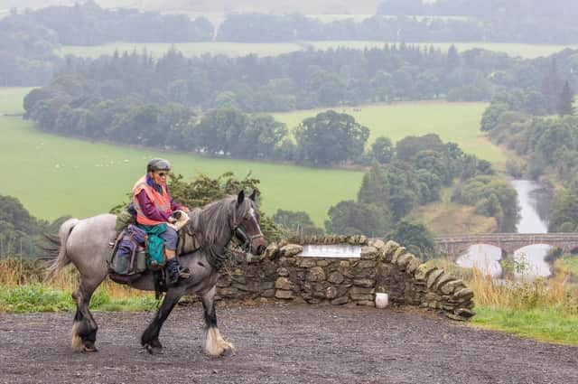 Eighty-year-old Jane Dotchin on her annual adventure. Photo: Katielee Arrowsmith/SWNS