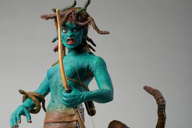 This model was used to film the scenes featuring Medusa in Clash of the Titans.