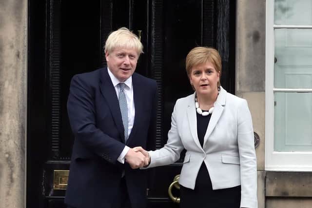 Boris Johnson's bluster cannot compare to the acumen displayed by Nicola Sturgeon, but is this just style over substance? (Picture: Jane Barlow/PA Wire)
