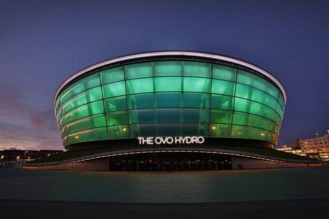 Green award: The OVO Hydro arena in Glasgow