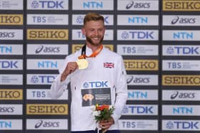 Josh Kerr won the 1500m world title in Budapest.